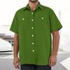 Men's Loose Casual Multi-pocket Workwear Shirt