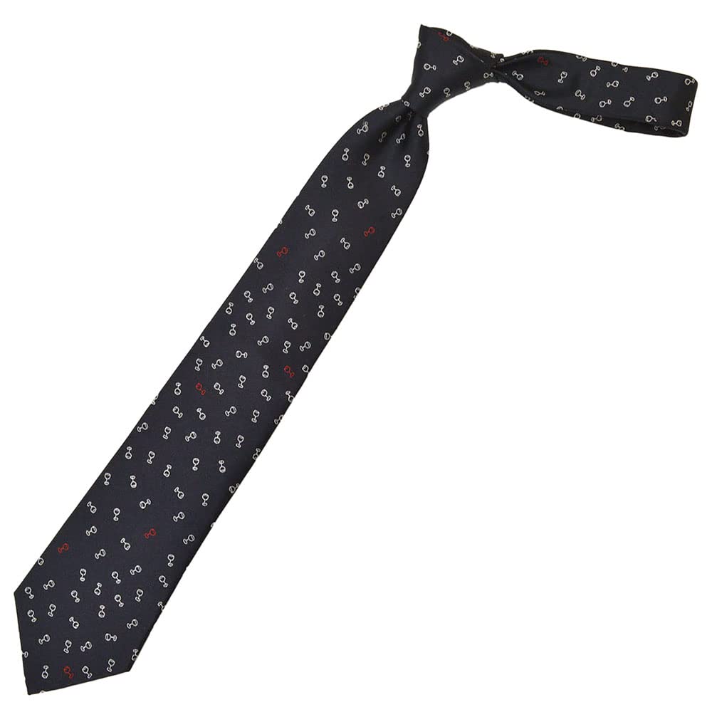 [Paul Smith] Silk Tie with Wine Glass Pattern (8cm width) eps18w012 5AE06-1A Navy