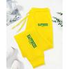 Happiness Letter Graphic Print Pattern Pants Woman Autumn Fashion Joggers Comfortable Warm Pants Fashion Jogging Pant