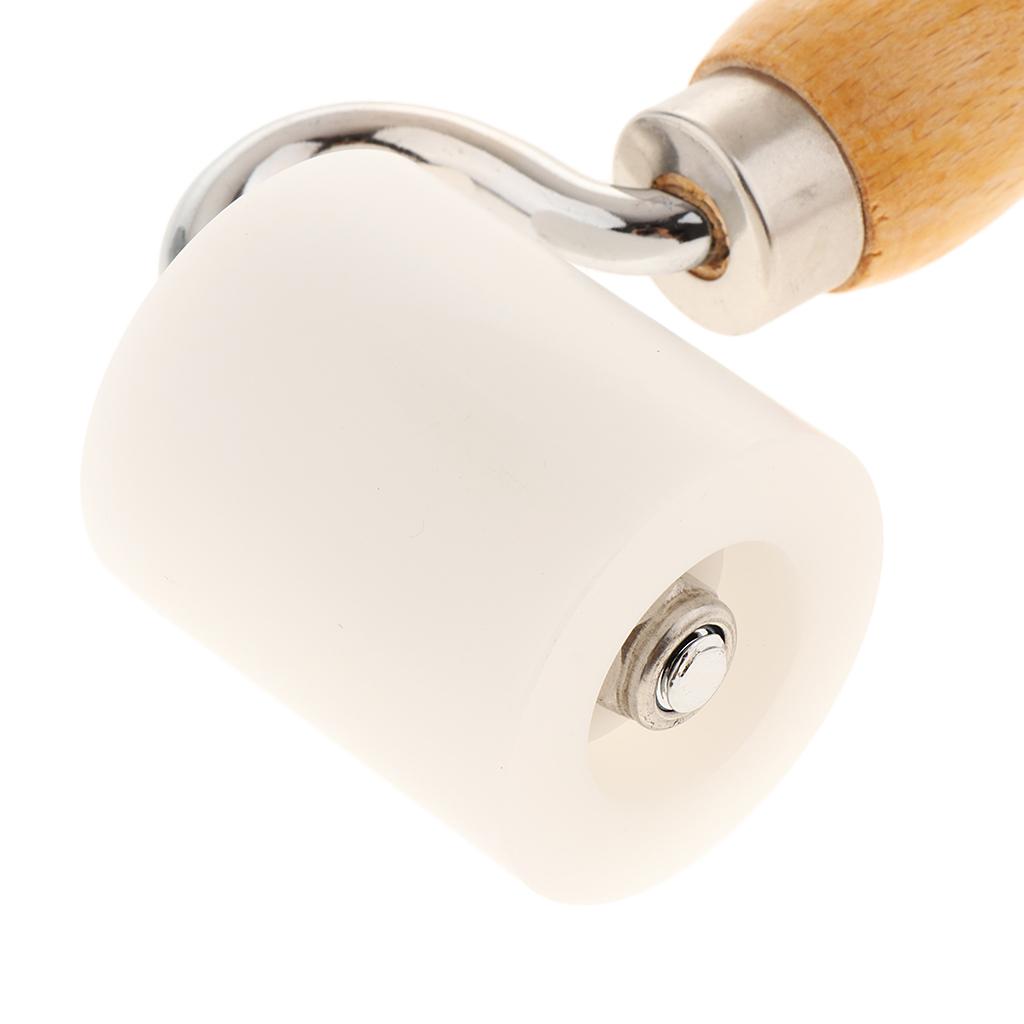 2 Piece Seam Roller POM Hand Pressure Roll DIY Tool Wooden