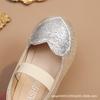 Girls' Closed-Toe Flats Heart-Shaped Design Casual Shoes for Toddlers Elegant Fashionable Shoes for Girl Casual Kids Shoes
