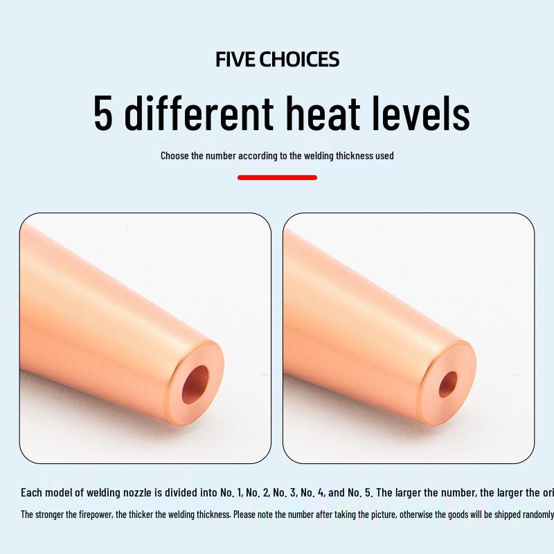 Pure Copper H01-6 Plum Blossom & H01-12 Propane Welding Nozzle for Liquefied Gas, Coal Gas, Acetylene Injection Welding Tips.