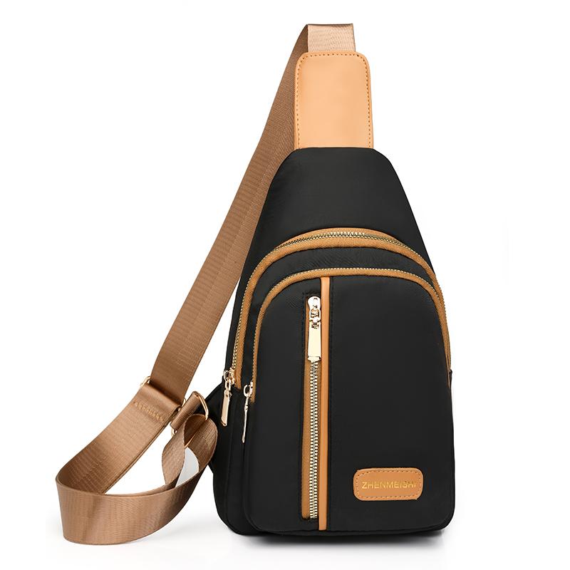 Chest Bag Women's Lightweight Sports Shoulder Bag Crossbody Bag