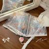 Japanese Style Manually Transparent Umbrella Three-Fold Sakura Folding Umbrella Cat Photographing Prop Rain Umbrella Raining