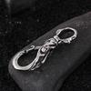 Personalized Skull Stainless Steel Necklace Men'S Keychain Pendant Jewelry