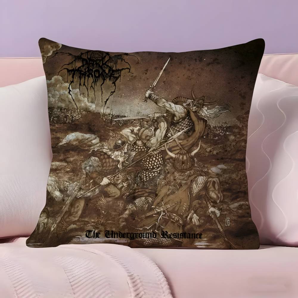 Band D-D-Darkthrones Pillow Case Ultra Soft Skin Friendly Fabric Cloud Like Comfort & Concealed Zipper