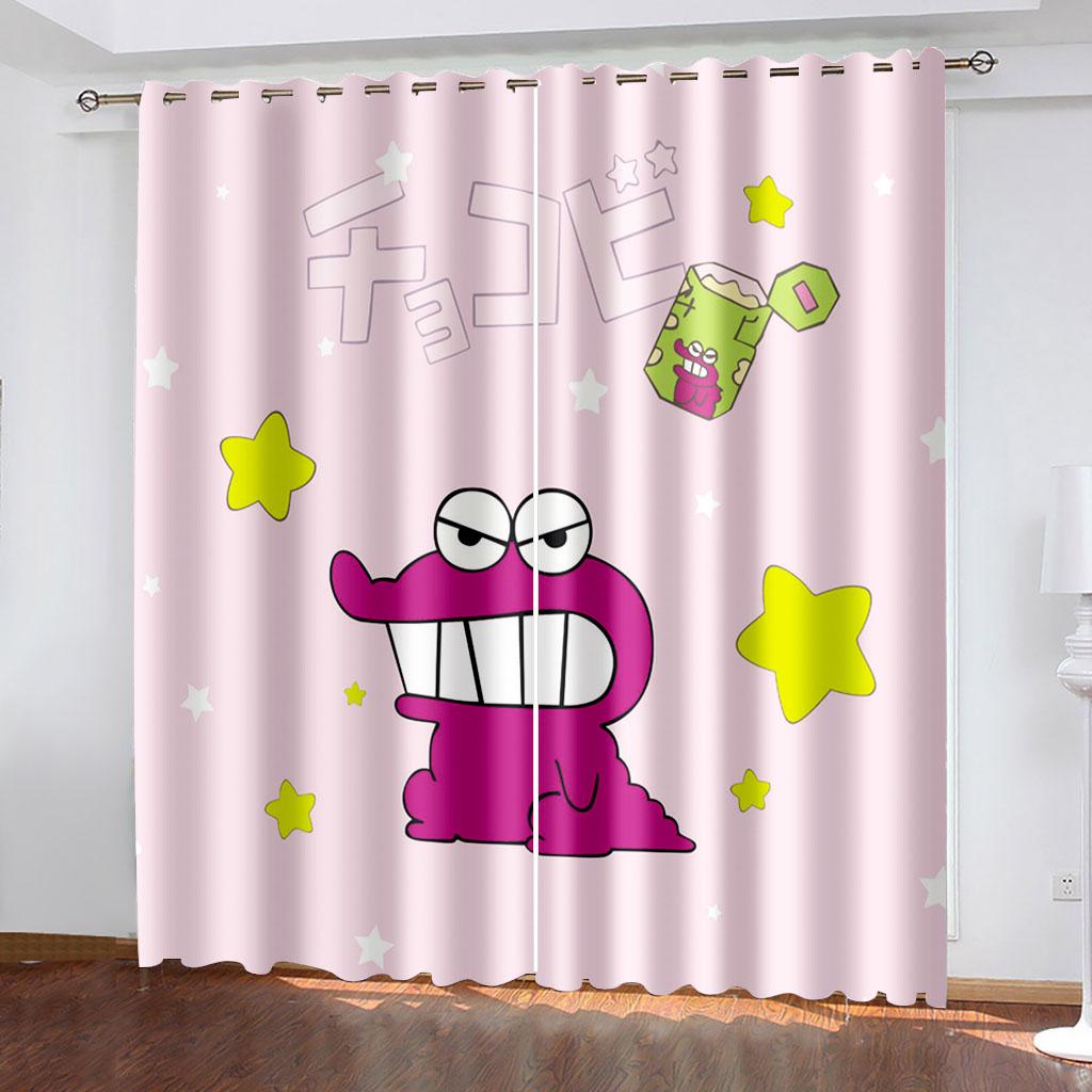 Cartoon Engel Mädchen Rosa Prinzessin Fenstervorhänge im Kinderzimmer Wohnzimmer Flur Dekoration Küchenvorhänge Drapierungen Jalousien 2 Stück