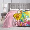 Yellow Duck Blankets Quality Warm  Bedding Throws Winter Students Couch Chair Comfortable Bedspread