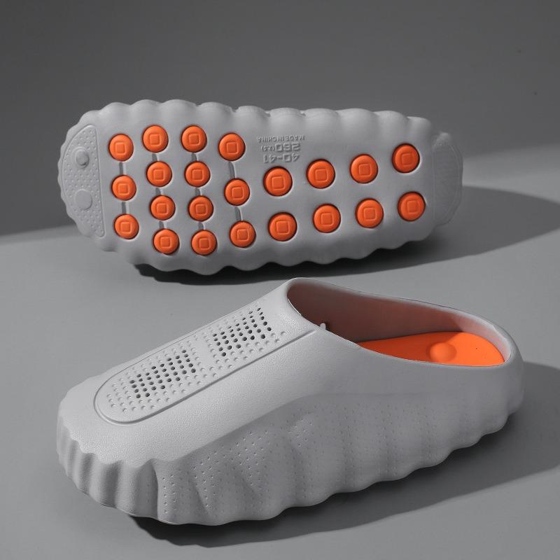 Pantuflas para Hombre Chanclas Antideslizantes Moda Masaje Chanclas para Mujer Sandalias de Verano Zapatos de Exterior