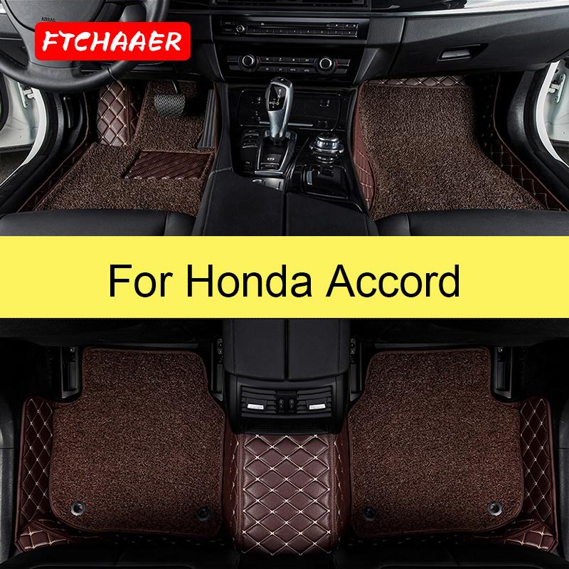 

FTCHAAER автомобильные коврики для Honda Accord Foot Coche аксессуары авто