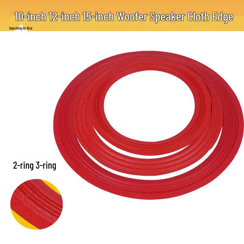 10/12/15-Inch Speaker Cloth Edge Double Ring Repair Kit