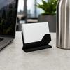 Elegant Office Accessory 3D Printed Business Card Holder, Name Stand for Professional Holder Reception Hotel, Minimalist Desk Organizer, Modern