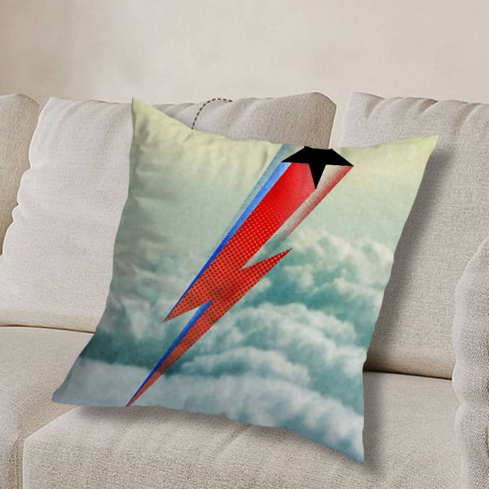 Osobnost D-David Bowie Povlak na polštář Povlak na polštář Obývací pokoj Pohovka Potah na polštář Vhodné pro Domácí Ložnici Dekorace místnosti