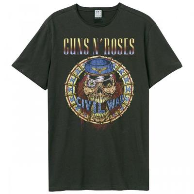 Amplified Camiseta unissex adulta do Guns N Roses da Guerra Civil