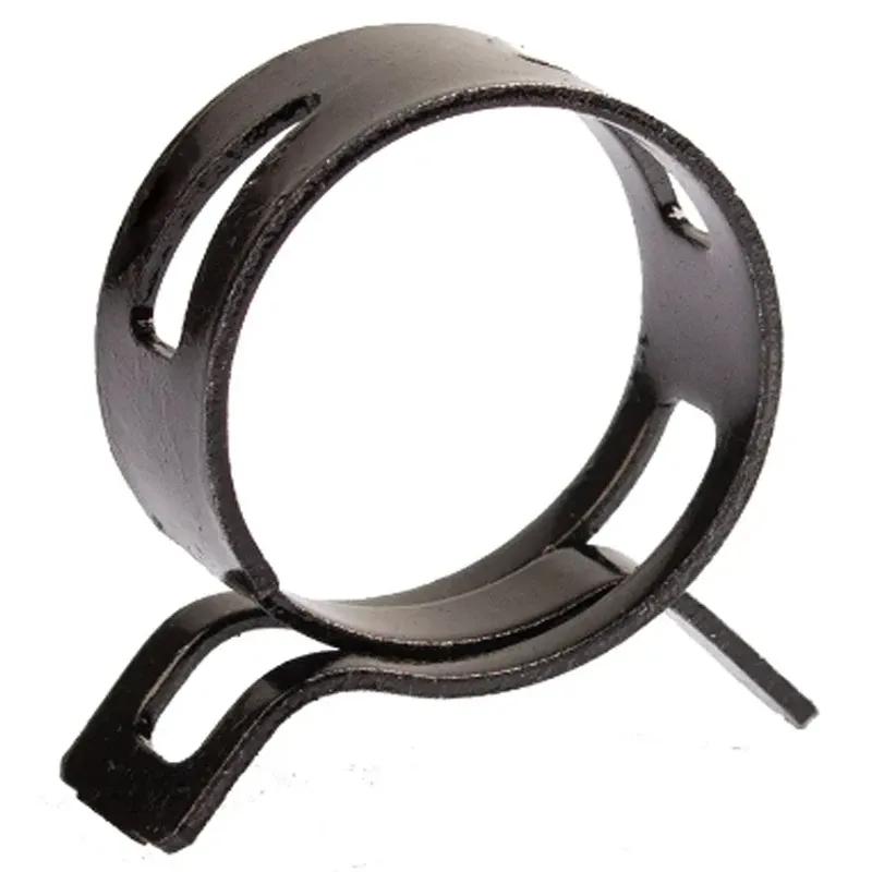 10Pcs Black 65MN Manganese Steel Pinch Spring Hose Clamp 6mm-22mm Elastic Steel Buckle Water Pipe Hoop M6