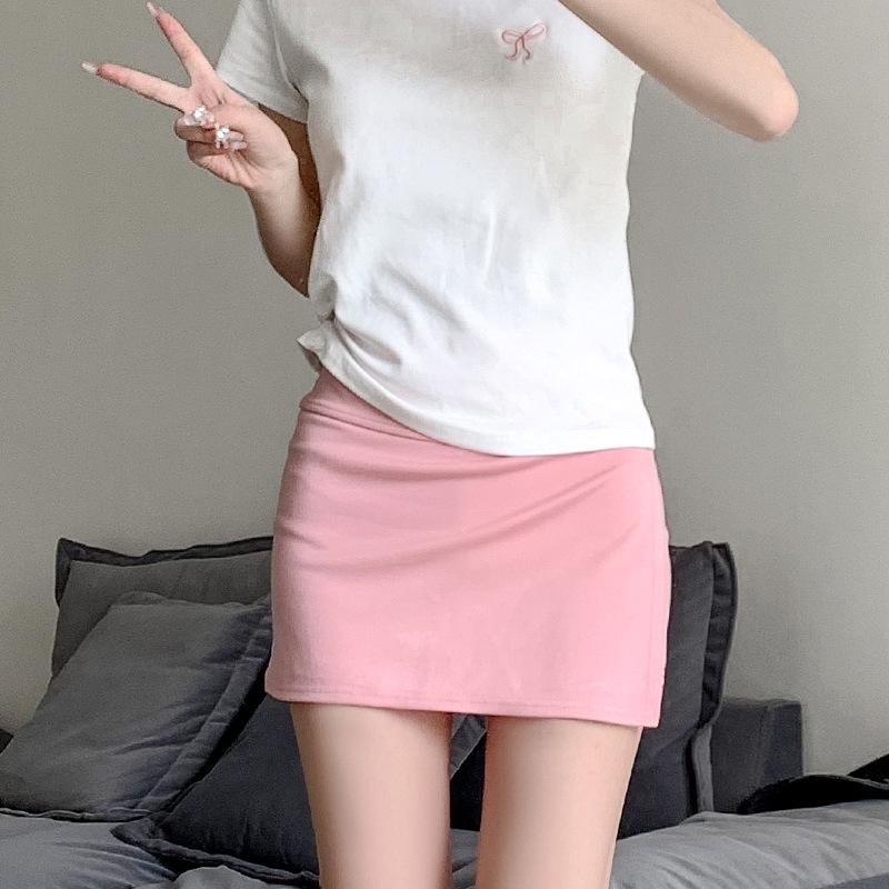 Women's 2025 Summer A-line Side Slit Yoga Mini Skirt