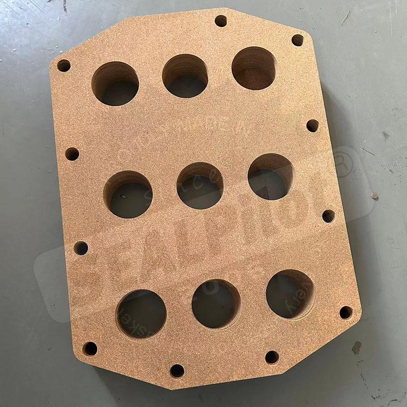 High-Temperature Resistant Nitrile Cork Rubber Gasket for Cylinder Heads