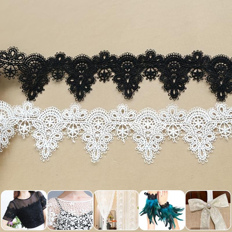 1PC DIY Curtains Flexible Skirts Soft Hair Accessories Trim Material Gift Packaging Delicate Tablecloths Lace Decorative 5.5CMx1M