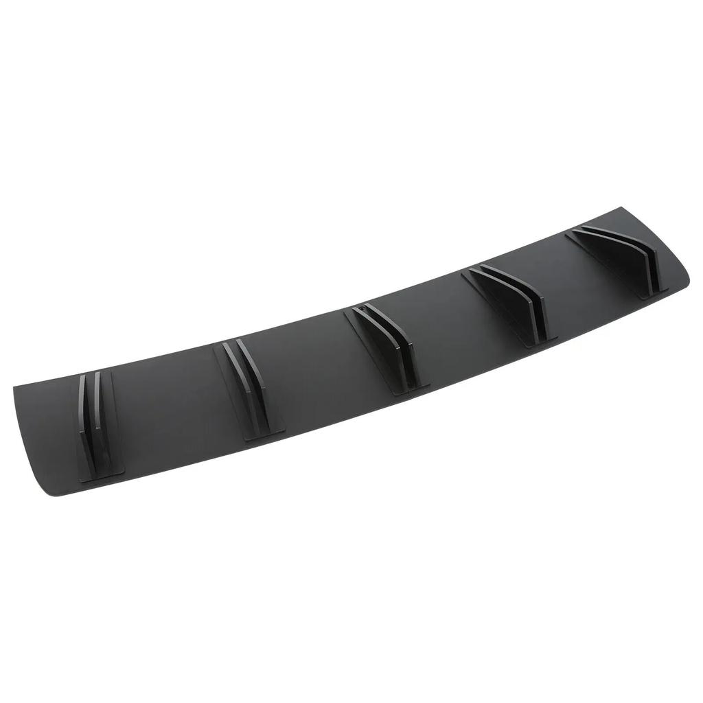 81.5 Cm Double Layer 10 Fins Car Rear Bumper Lip For Acura TL TLX NSX TSX Rear Shark Fin Style Curved Bumper Lip Diffuser