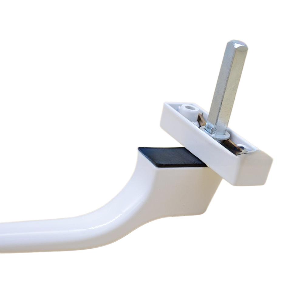 Zinc Alloy White Window Handle For Casement Tilt Turn Baking Varnish Finish Door Fitting