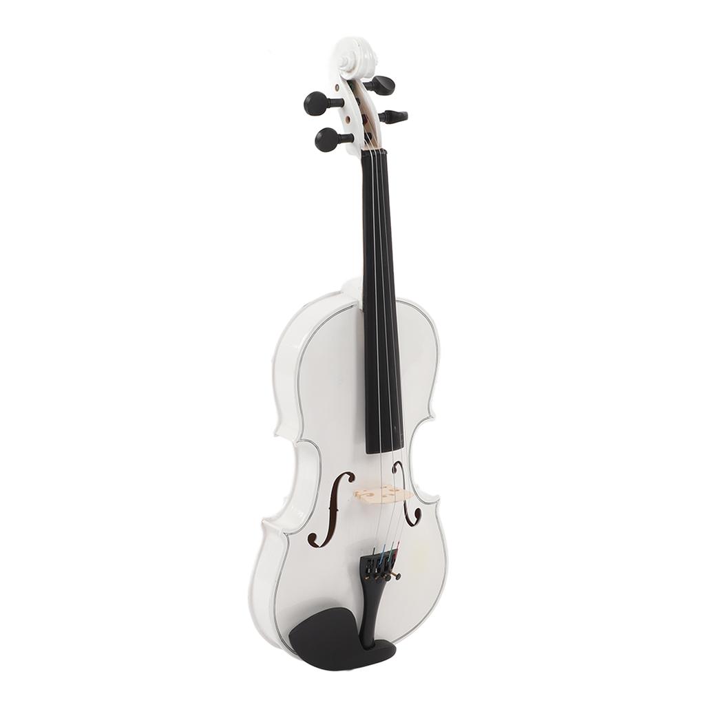 Violins Kit Wooden Violin Beginner Pack with Bow Rosin Violin Bag for Students Adults