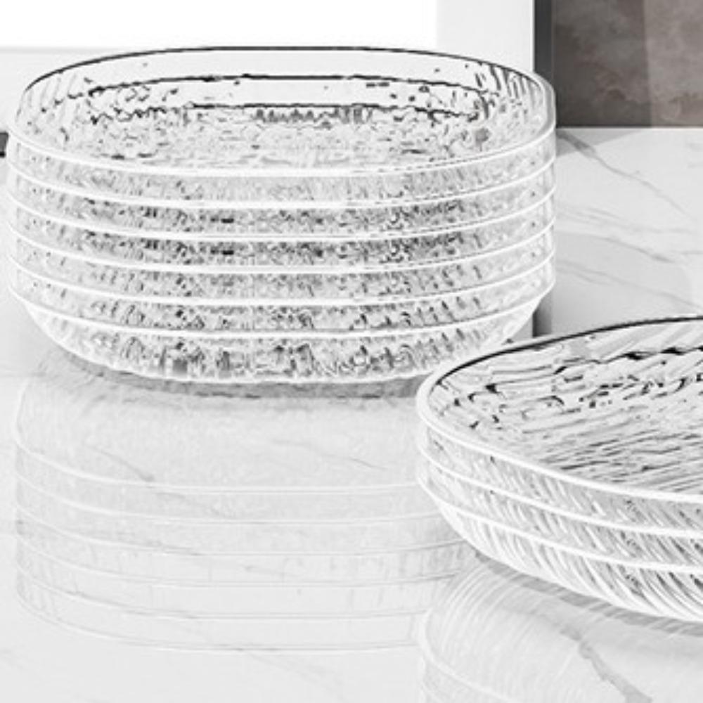 Plastic Candy Plate Transparent Dinner Plate Easy To Clean Fruit Plate  Kitchen