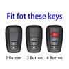 Fashion 2/3/4 Button TPU Car Key Case Full Cover Shell For Toyota Prius Camry Corolla CHR C-HR RAV4 Land Cruiser Prado Accessories