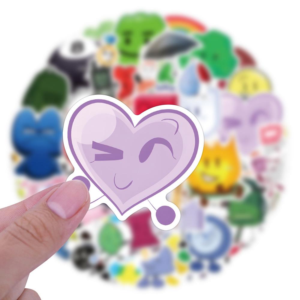 10/50pcs Cute Battle for Dream Island Stickers Gaffiti Stickers for DIY Luggage Laptop Skateboard Bicycle Stickers