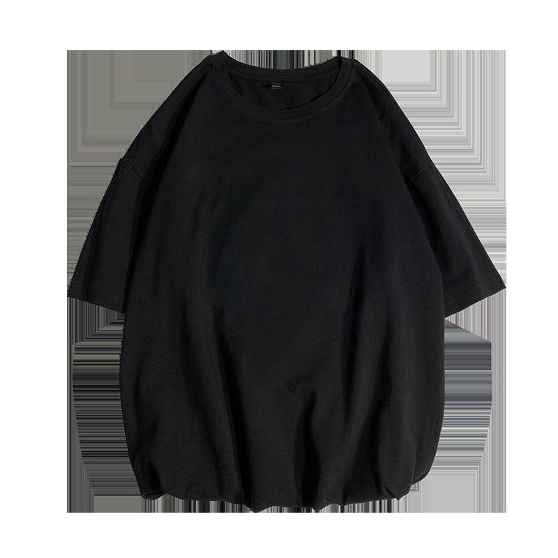 Summer Men's T Shirt Fashion Solid Oversized Hip Hop T-shirt Casual Cotton Mens Streetwear Top Tees