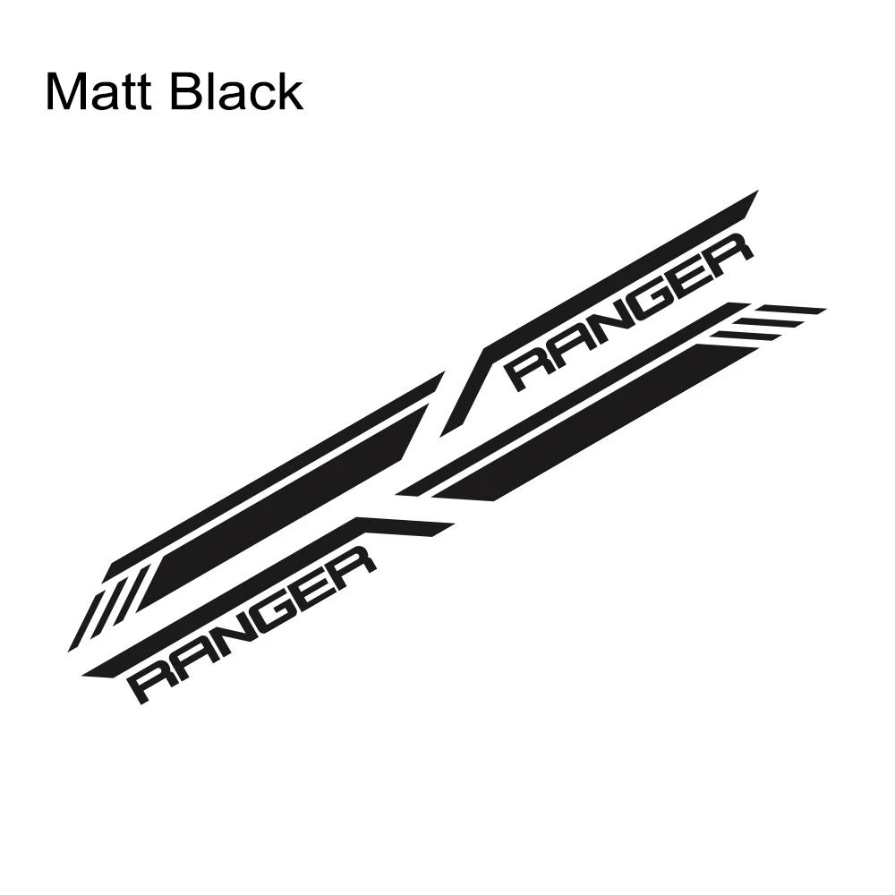Pickup Side Sticker For Ford Ranger Raptor T6 XLT T8 T7 Car Stripes Style Decor Decal Truck Vinyl Cover Auto Tuning Accessories