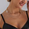 Stylish Layering Collarbone Necklace Short Length Clavicle Chain Lightweight Alloy Jewelry Birthday Gift For Her