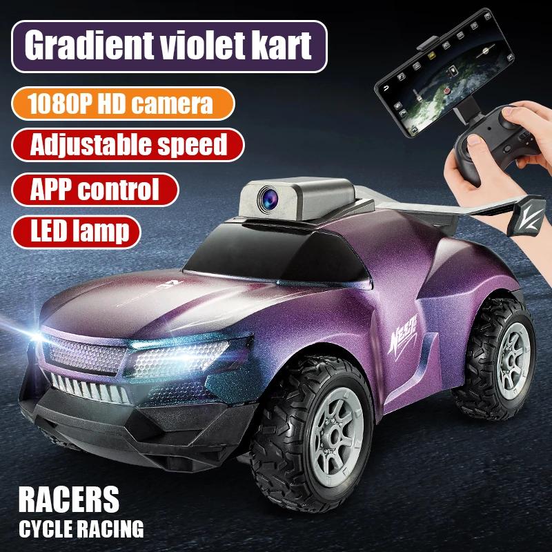 Non-Toxic High-Speed Remote Control Drift Car With Camera 2.4G Dual Controlled Electric Vehicle Children Rc Climbing Racing Toys For Kids Gift
