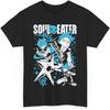 Anime Soul Eater T-Shirt, Maka Albarn, Death The Kid, Black Star, Koszulka z krótkim rękawem unisex