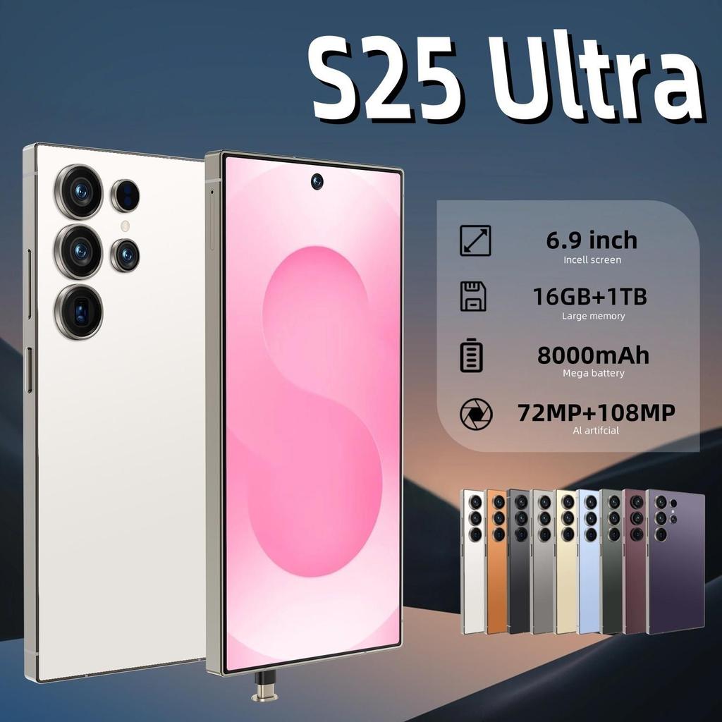 S25Ultra Global 4G Smartphone, 7,3-Zoll HD-Bildschirm, Android 8-Kern.