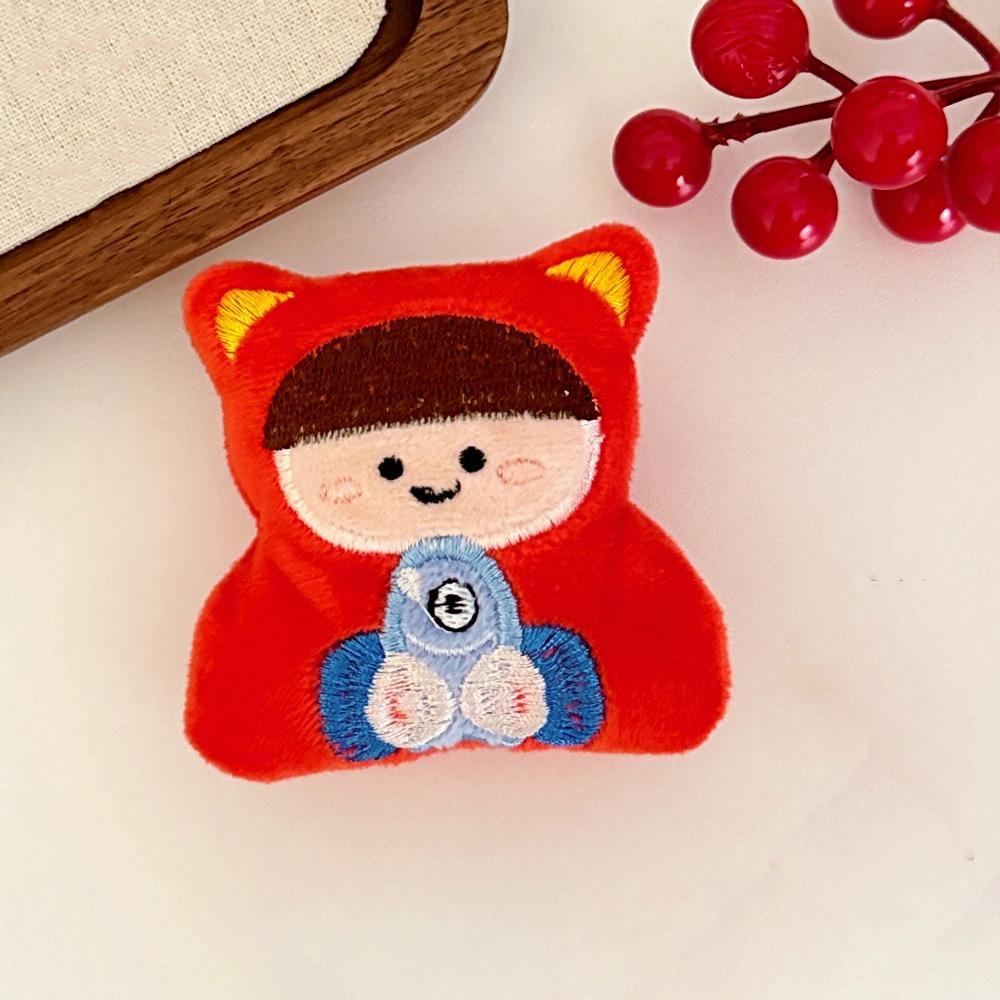 Moon Lord Wealth God Keychain Guanyin Plush God of Longevity Pendant Gifts