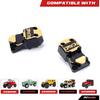 RCAWD 12g Brass Axle Housing Diff Cover Third Member Housing 2pcs for Axial SCX24 Wrangler Bronco Gladiator C10 Deadbolt Upgrade Parts (Black)