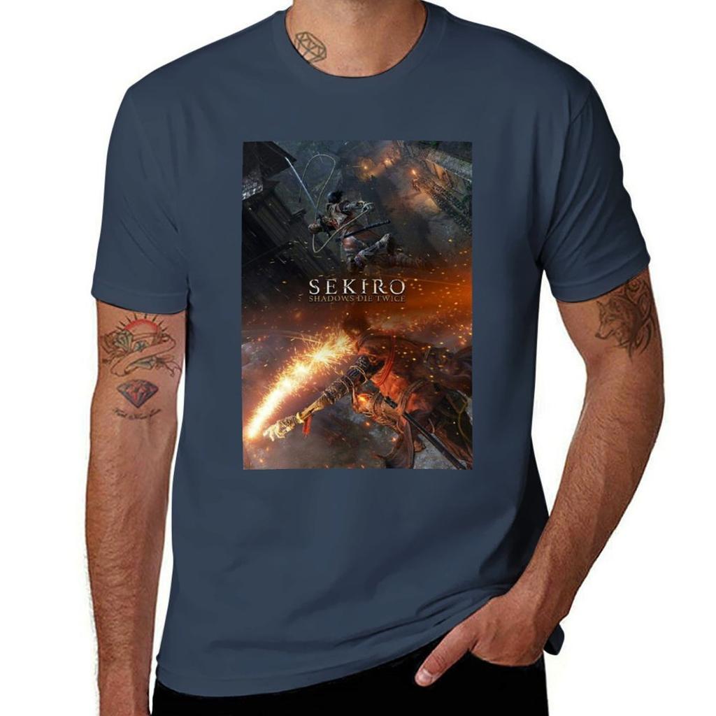 Sekiro Shadows Die Twice Artwork Tshirt Plus Size Quick Dry Sports Tee