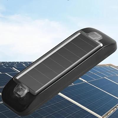 1 ks LED solární dekorativní světlo, vhodné pro automobily, motocykly, jízdní kola, blikačka
