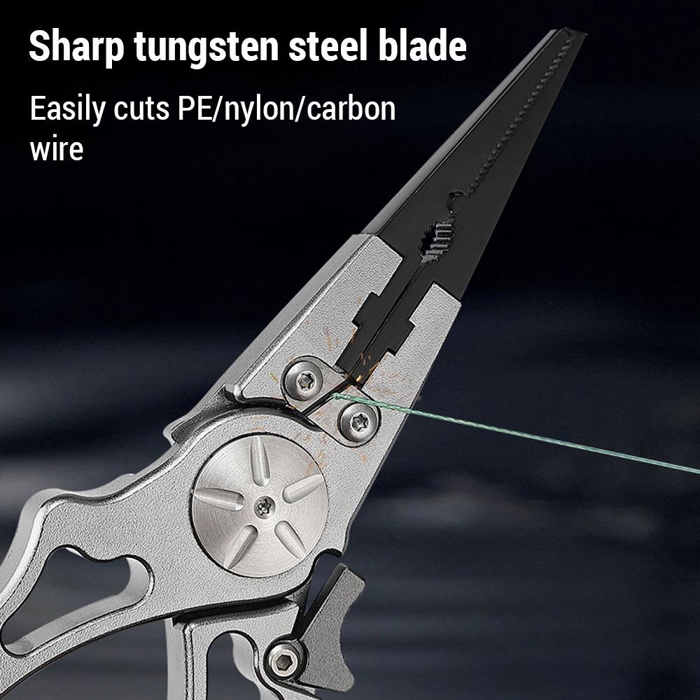 Aluminum Alloy Fishing Line Cutter Pliers 20*6.5cm Hook Remover Pliers  Outdoor Fishing