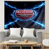 Tapeçaria com Brasão do Arsenal Football Club Acessórios Tapeçaria para Sala de Jogos, para Quarto, Sala de Estar, Quarto de Dormitório Decoração de Parede Presentes de Aniversário para Fãs