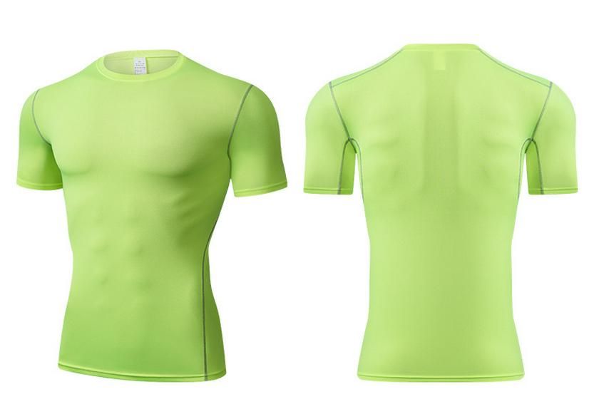Maglia da Basket/Fitness da Uomo a Maniche Corte Compressione Asciugatura Rapida