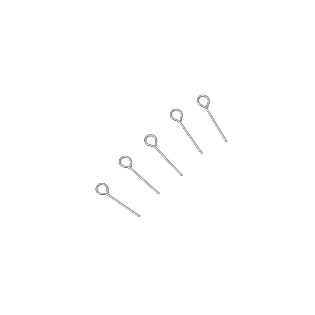 50/100Pcs Stainless Steel 9-Shape Needle Charm Accessories For DIY Necklace Bracelet Jewelry Making