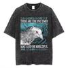 2026 New This Tshirt Presents a Japanese Style and Has a Vintage Washing Effect Making It Suitable for Men To Wear