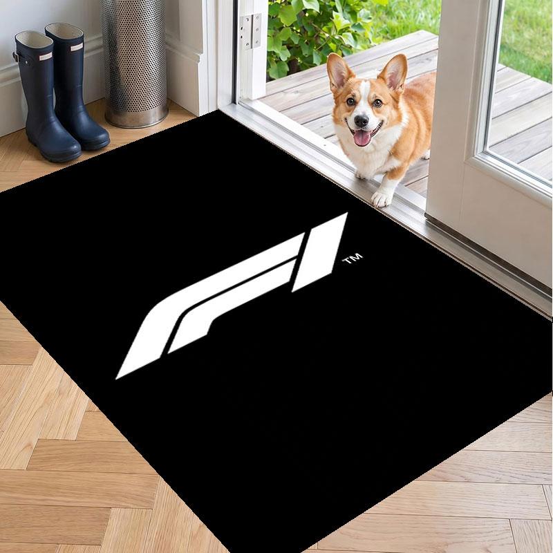 Weicher Boden Teppich F1 Muster Teppichboden Dekorative Matte Für Heimzimmer Dekoration