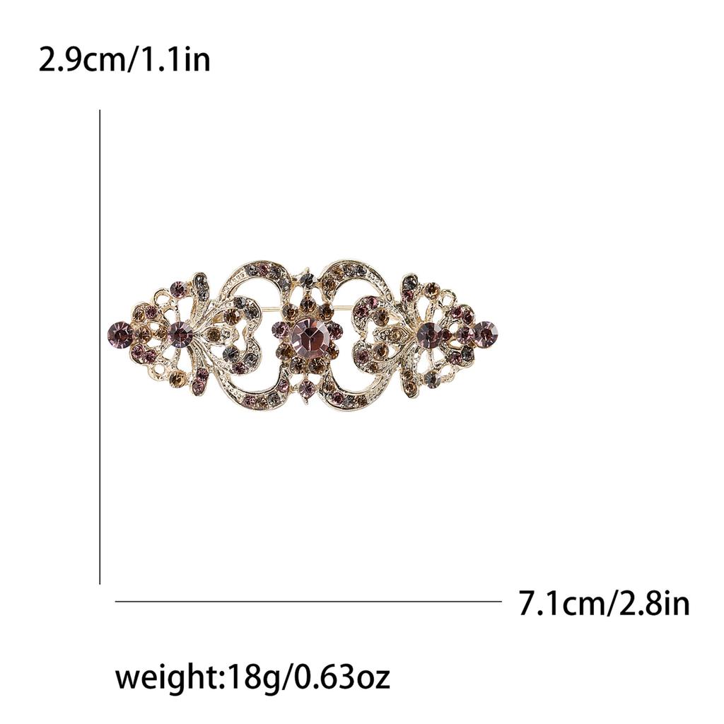 Fashion Court Feng Shui Diamond Brooch High-End Suit Pin Simple And Versatile Anti-Light Accessories