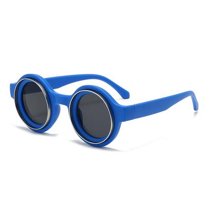 Runde Damen Sonnenbrille Retro Rahmen Beliebte Street Brille Für Sonne Modisch Trendig Outdoor Sonnenbrille UV400 Gafas de sol