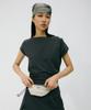 KALEG Transitional Pintuck Crewneck T-Shirt For Women (Dark Grey)