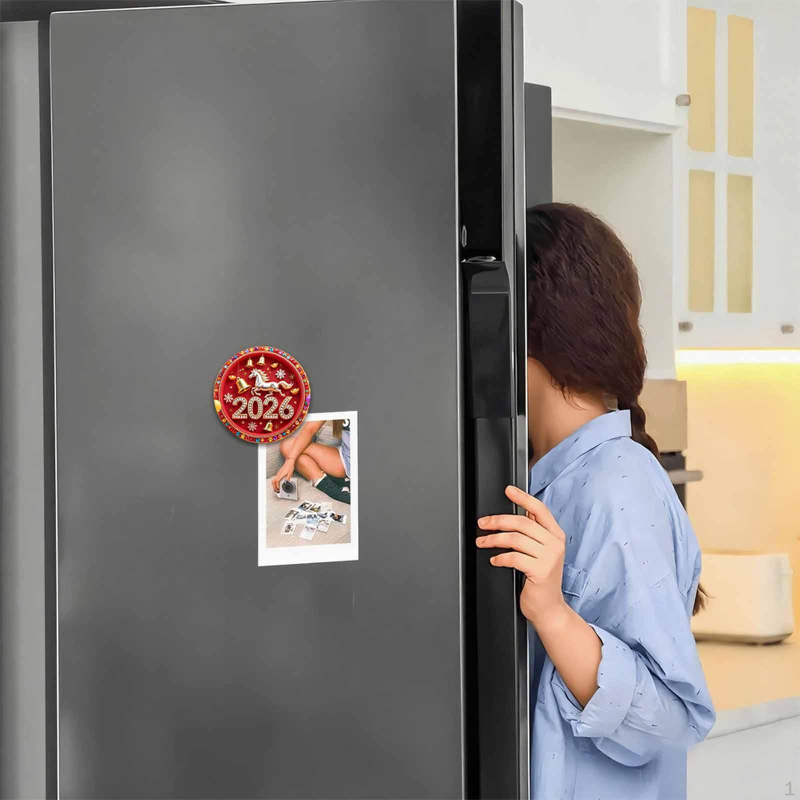 

Fridge Decoration - Animal Sticker for Fridge, Dishwasher Safe Style A