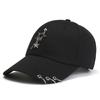 Unisex Baseball Cap With Metal Circle Detail Korean Style Summer Outdoor Hat Breathable Sun Protection For Women & Men Casual