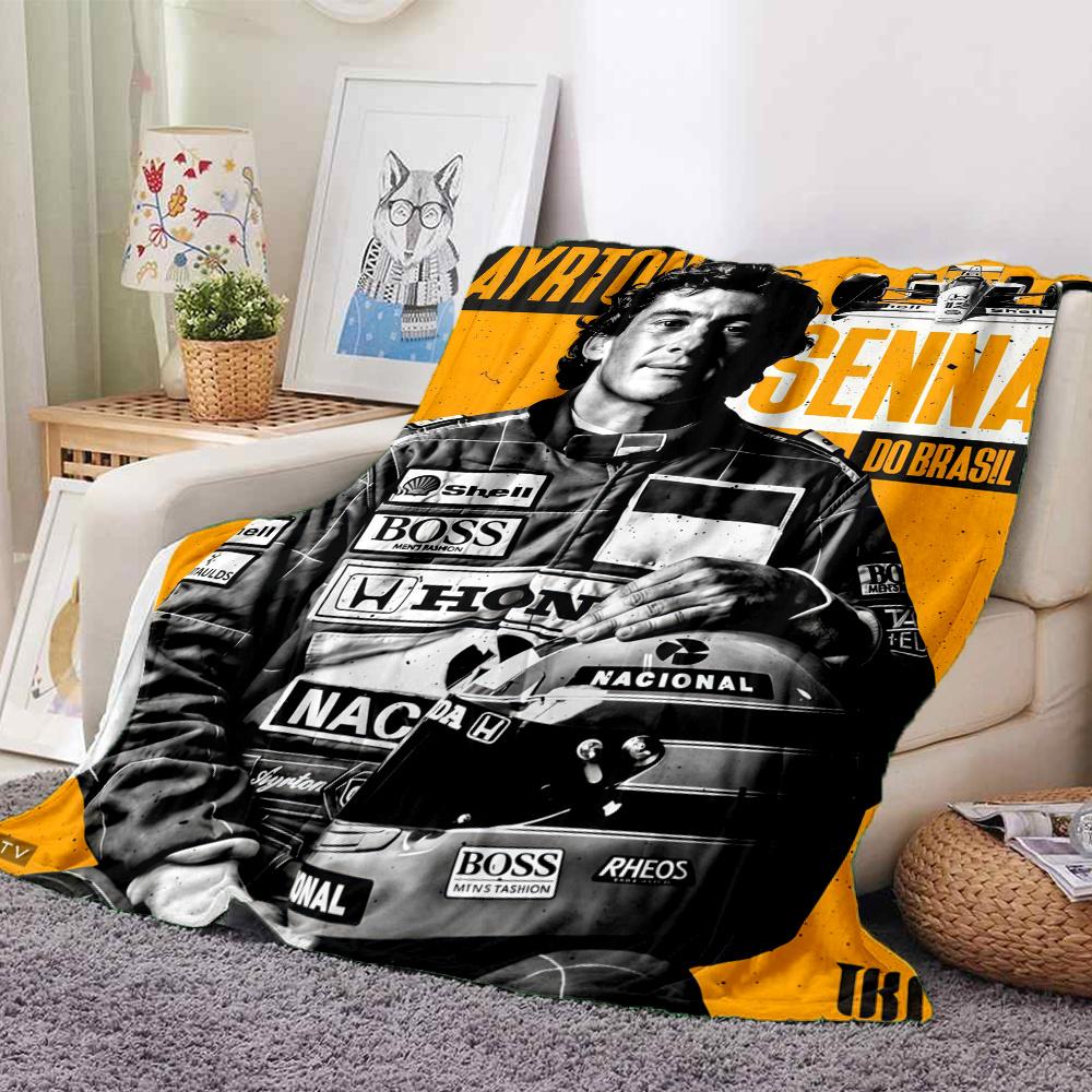Ayrton Senna Blanket, High quality Comfortable for All Seasons, Home Decor, Warmth and Comfort